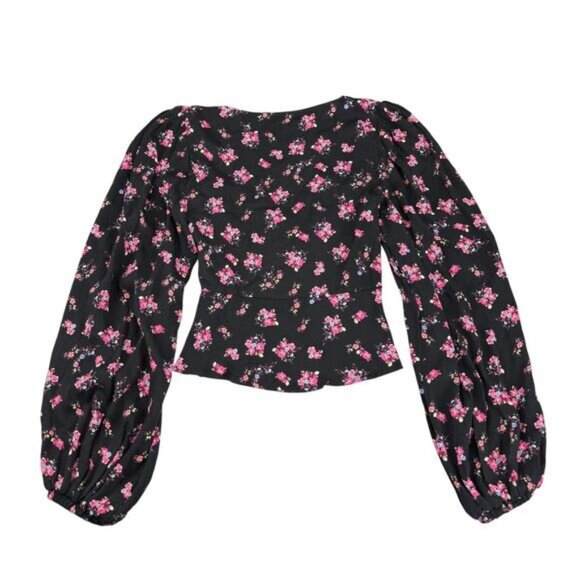 AFRM Hart Floral Peplum Cutout Top Size XS - Picture 6 of 6